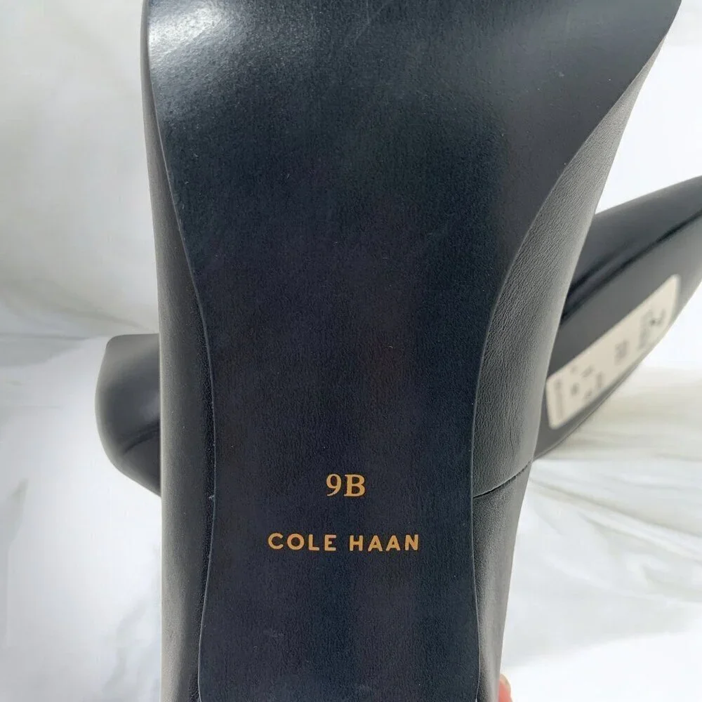 Cole Haan Women's Go-To Park Pumps Black Leather 3